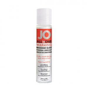 JO All In One Massage Glide 1oz Bottle WARMING